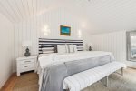 Upper Level Bedroom with family bed at Ocean Echoes Villa
